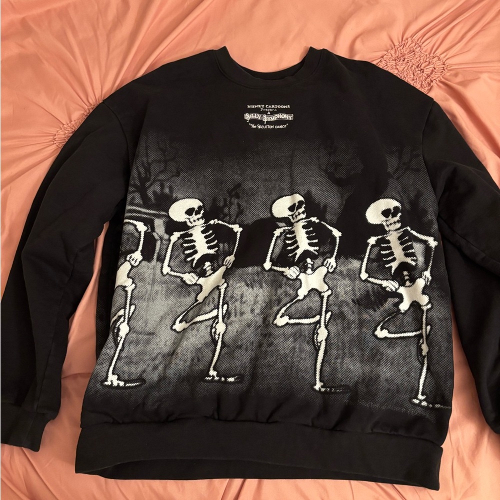 Disney heavyweight Dancing Skeletons Crewneck Sweater